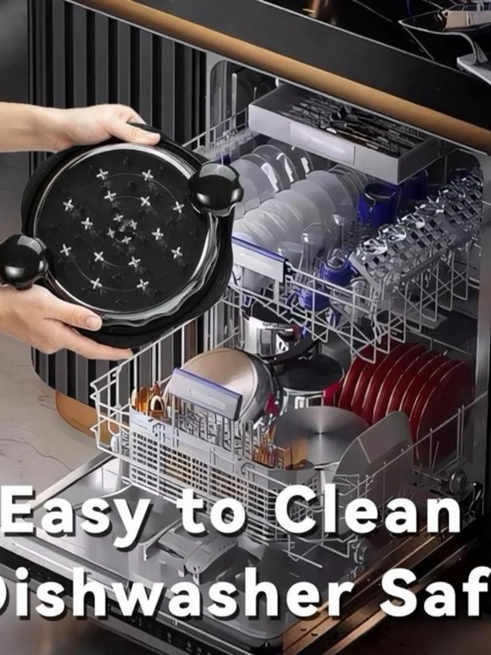 Clear & Black Meat Tenderizer Grill Plate